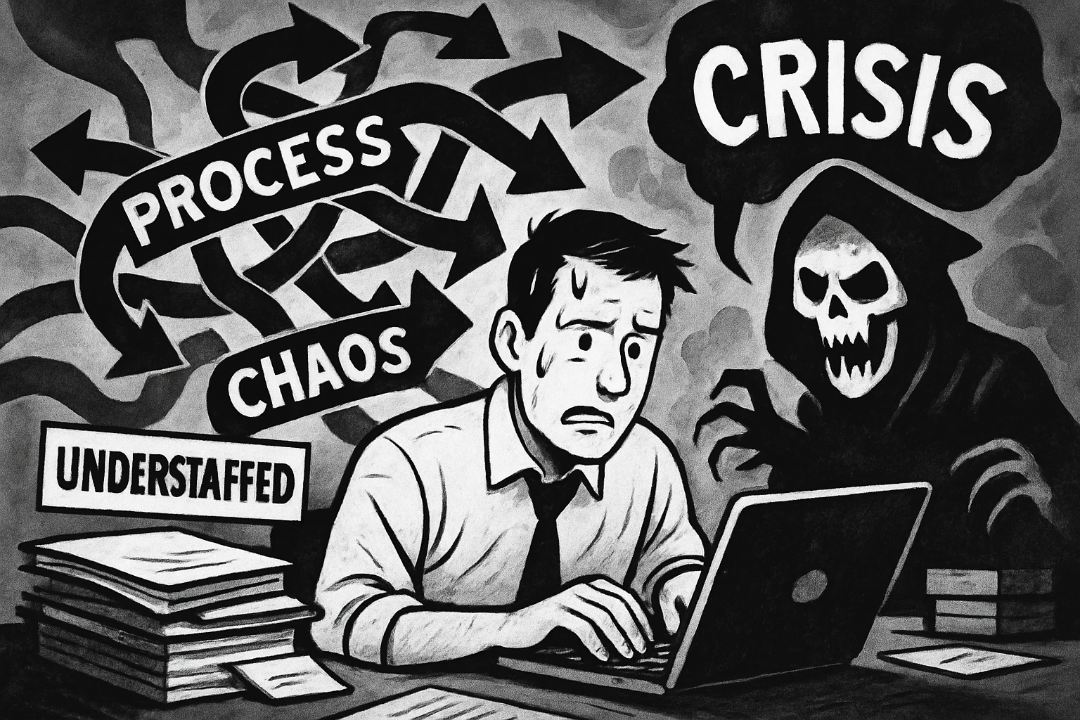 人手少,流程混乱却危机四伏