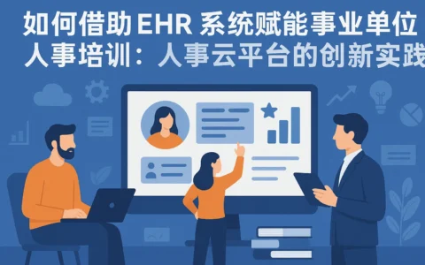 如何借助EHR系统赋能事业单位人事培训：人事云平台的创新实践