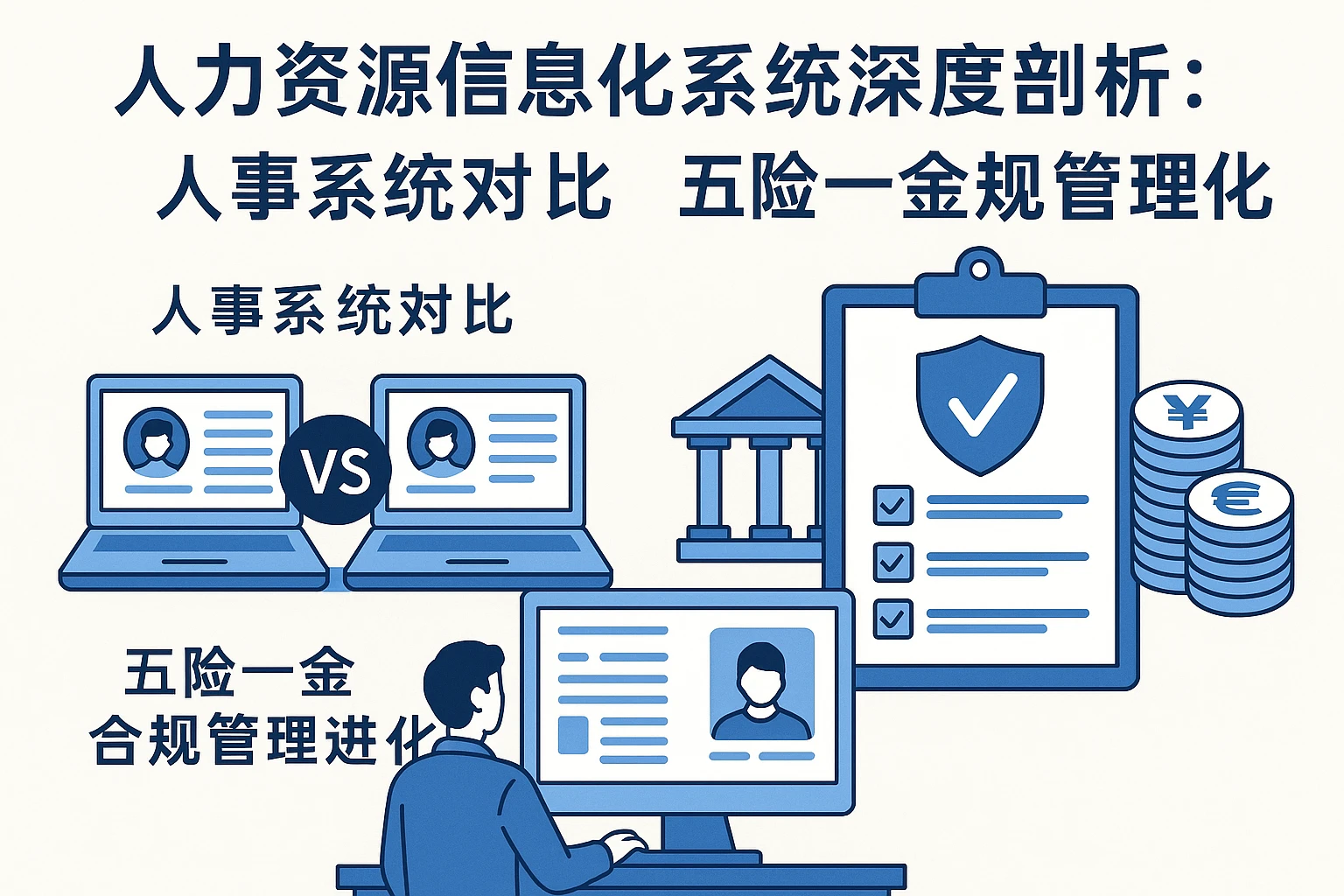 人力资源信息化系统深度剖析：人事系统对比与五险一金合规管理进化