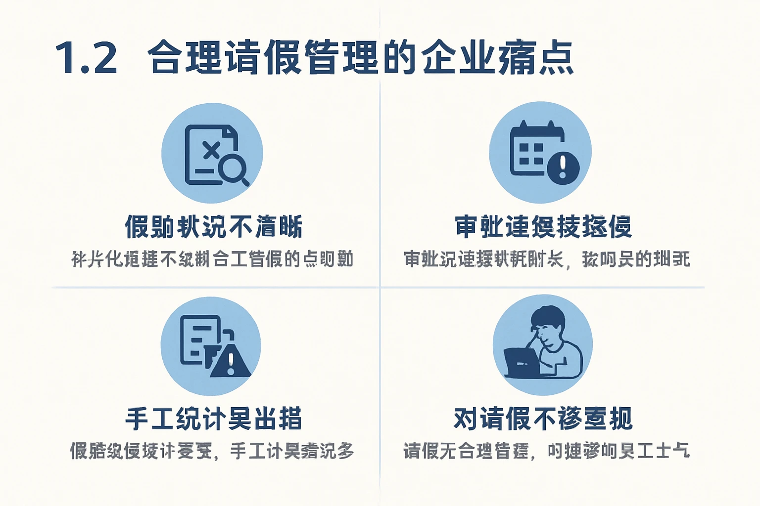 1.2 合理请假管理的企业痛点