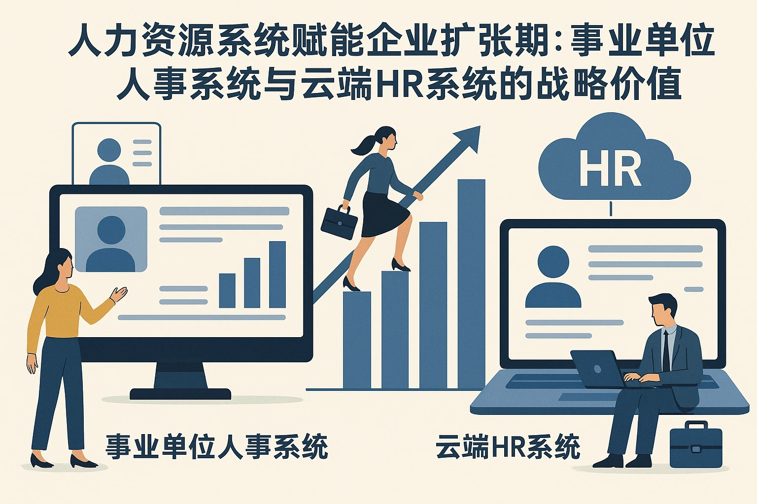 人力资源系统赋能企业扩张期：事业单位人事系统与云端HR系统的战略价值