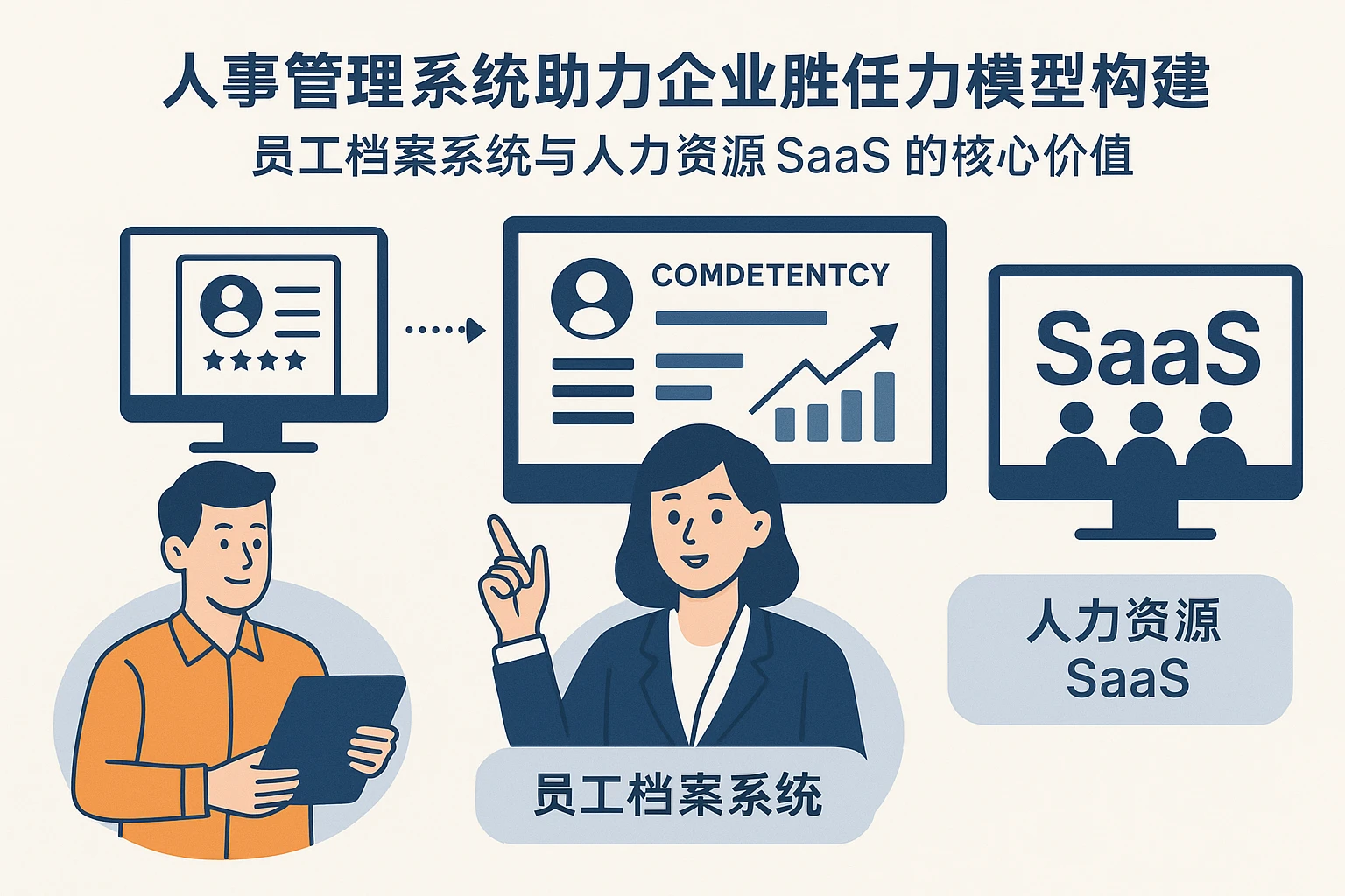人事管理系统助力企业胜任力模型构建：员工档案系统与人力资源SaaS的核心价值