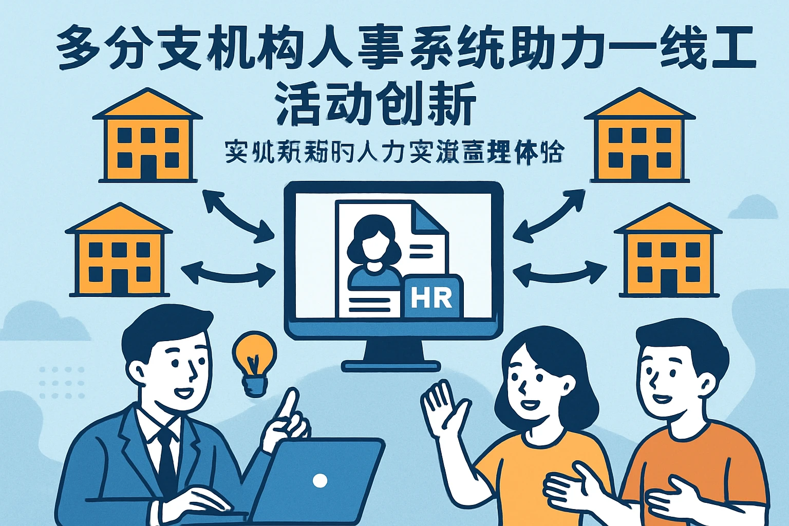 多分支机构人事系统助力一线员工活动创新——实现新颖的人力资源管理体验
