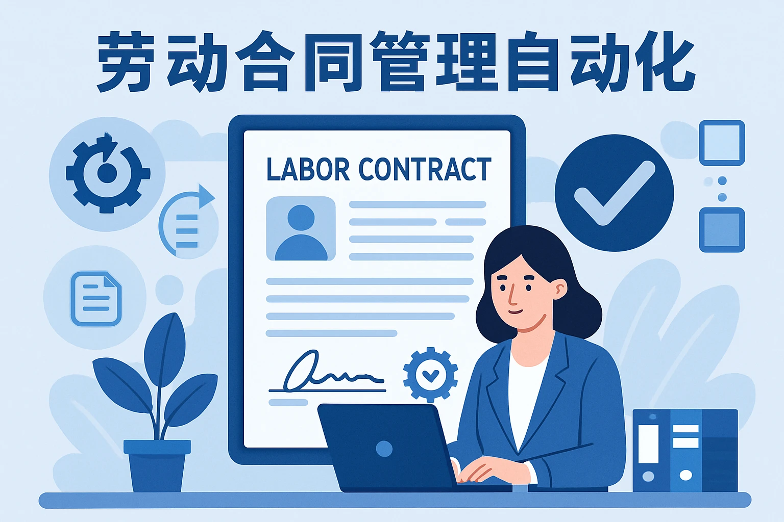 劳动合同管理自动化
