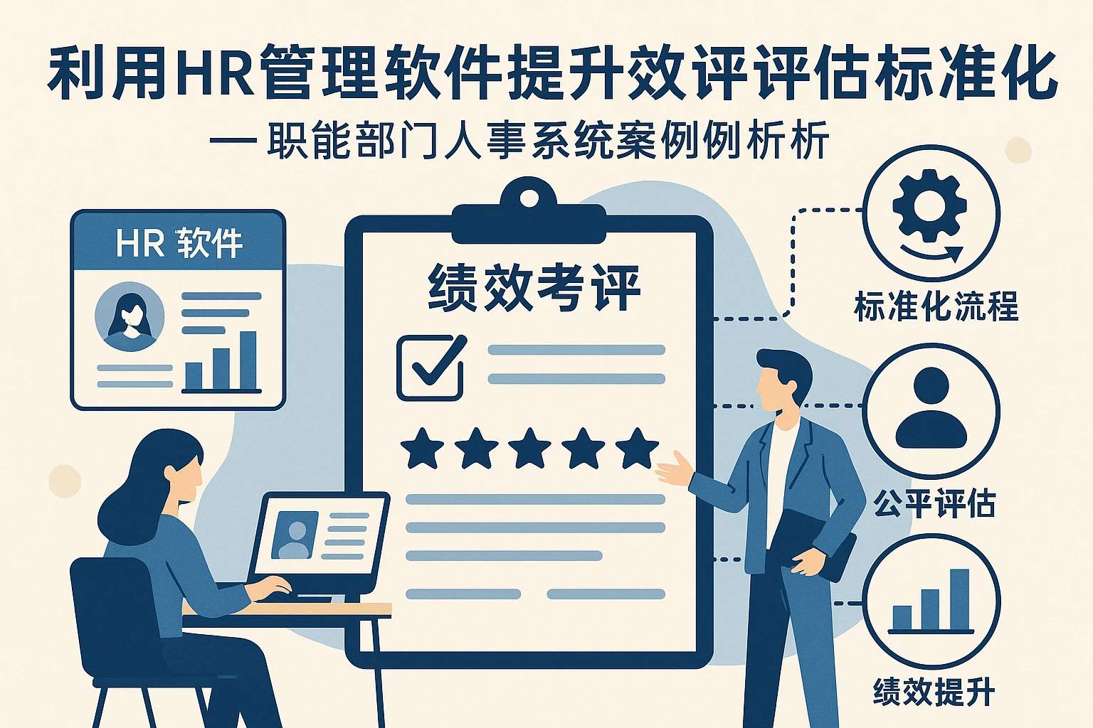 利用HR管理软件提升绩效考评系统标准化——职能部门人事系统案例解析