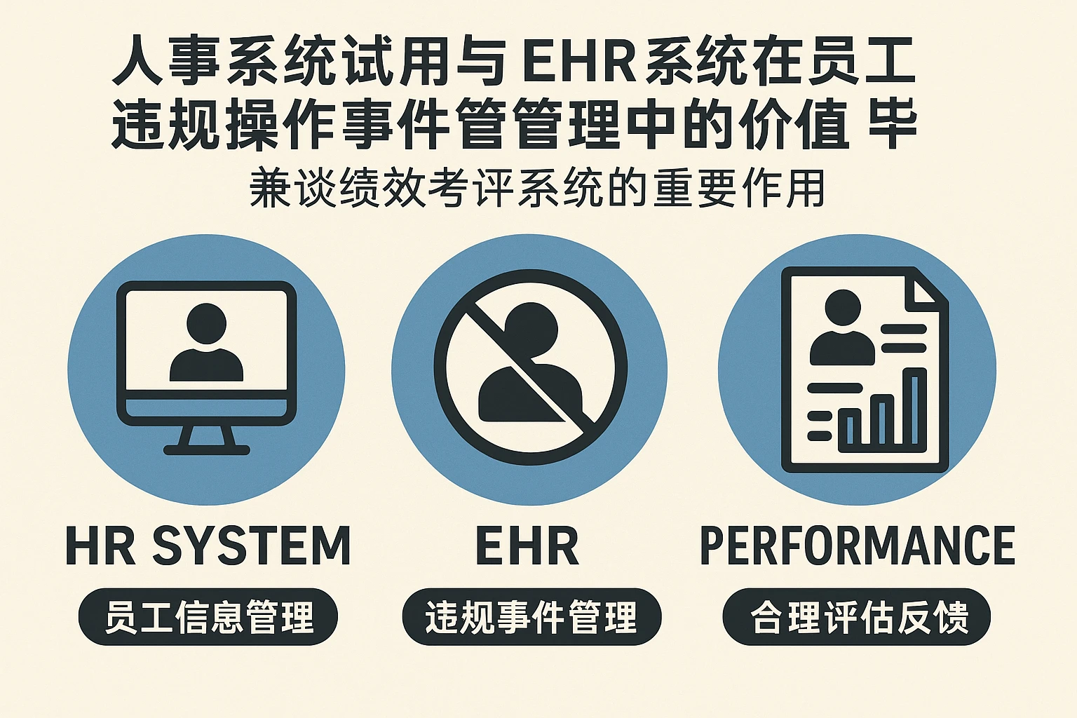 人事系统试用与EHR系统在员工违规操作事件管理中的价值——兼谈绩效考评系统的重要作用
