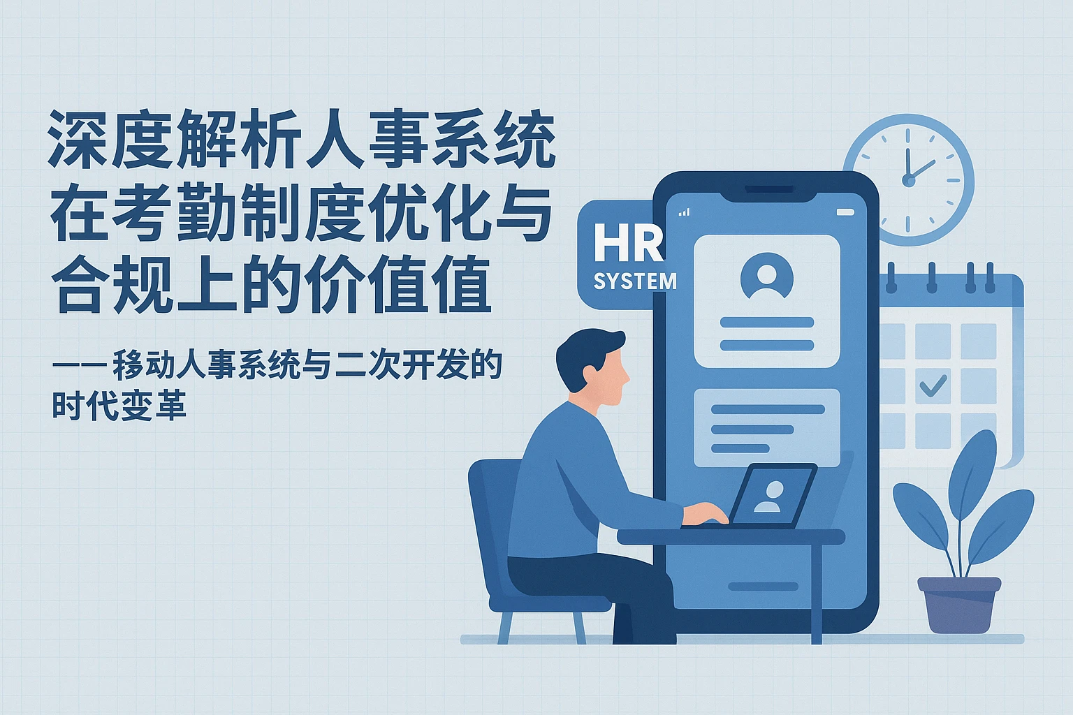 深度解析人事系统在考勤制度优化与合规上的价值——移动人事系统与二次开发的时代变革