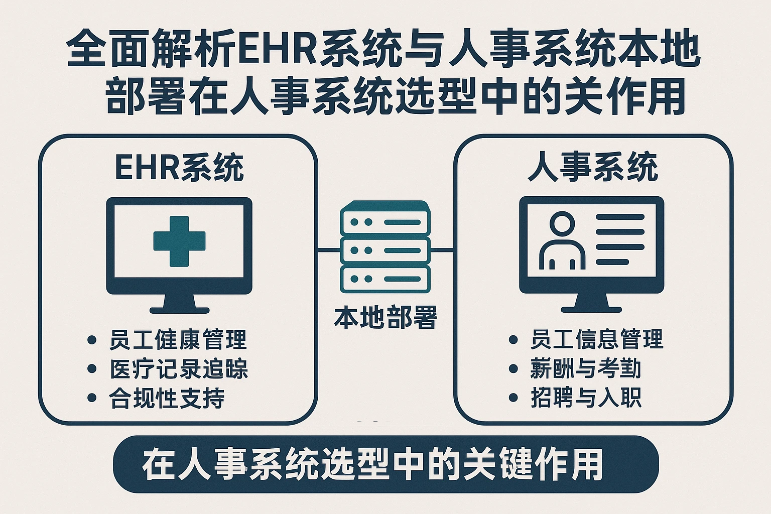 全面解析EHR系统与人事系统本地部署在人事系统选型中的关键作用
