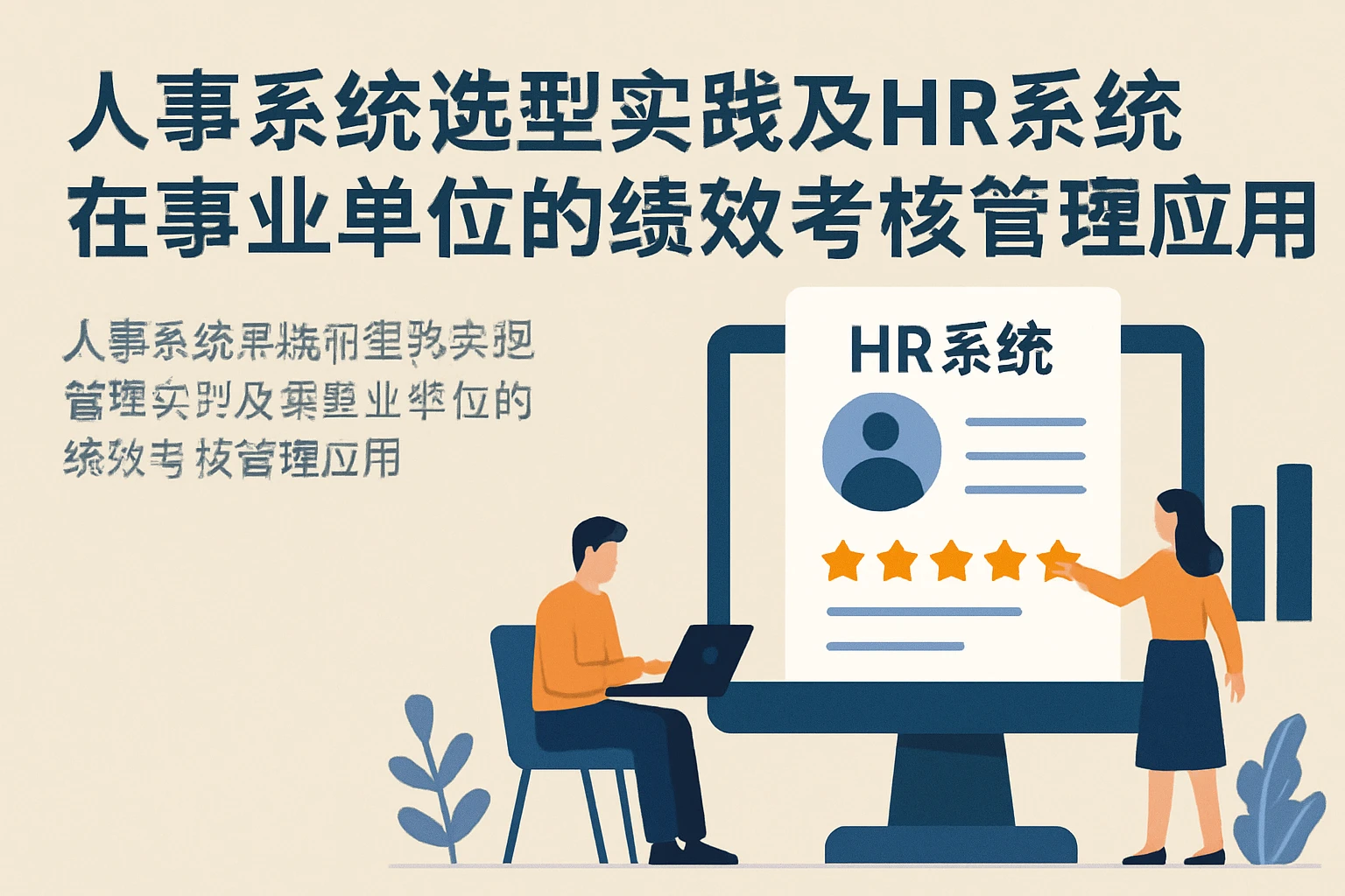 人事系统选型实践及HR系统在事业单位的绩效考核管理应用