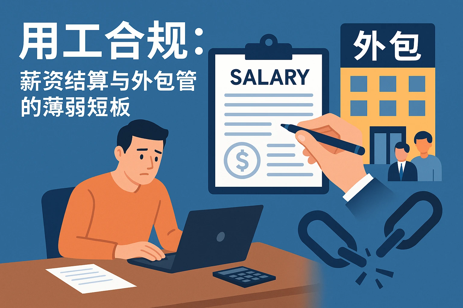 用工合规：薪资结算与外包管理的薄弱短板