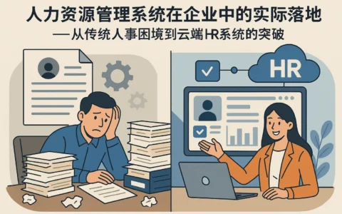 人力资源管理系统在企业中的实际落地——从传统人事困境到云端HR系统的突破