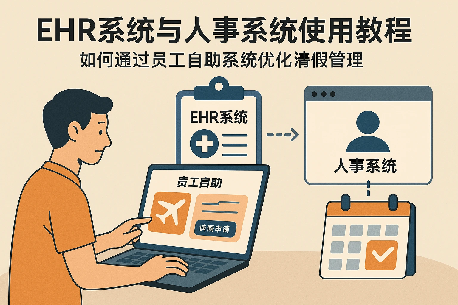 EHR系统与人事系统使用教程：如何通过员工自助系统优化请假管理