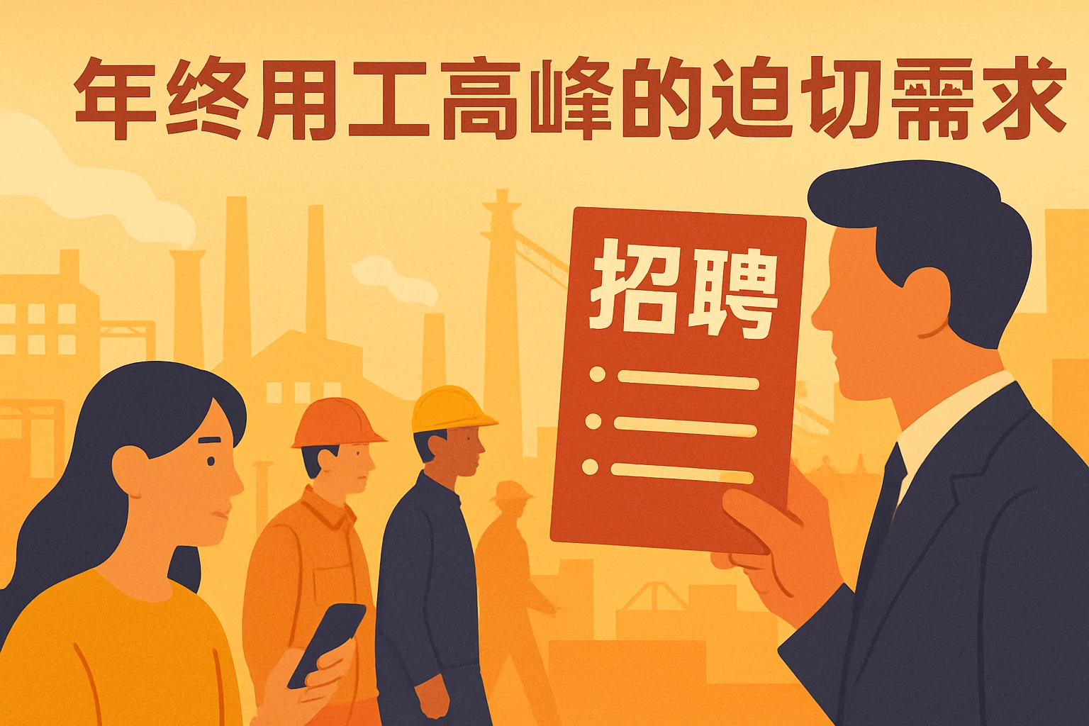 年终用工高峰的迫切需求