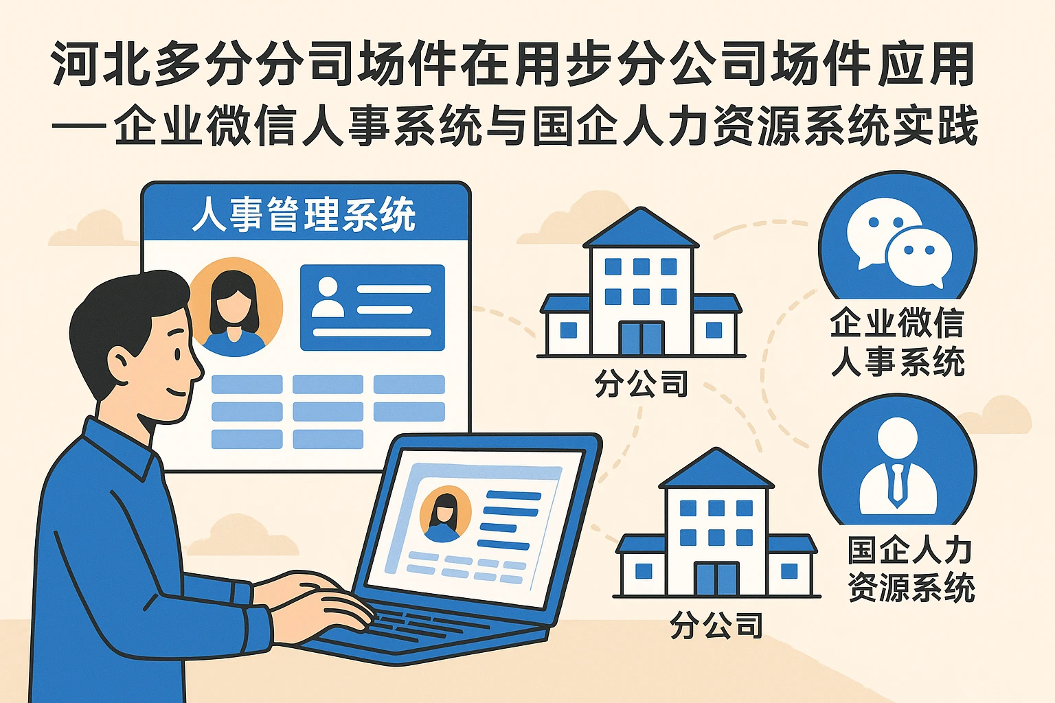人事管理系统在河北多分公司场景下的应用与优化——企业微信人事系统与国企人力资源系统的实践价值