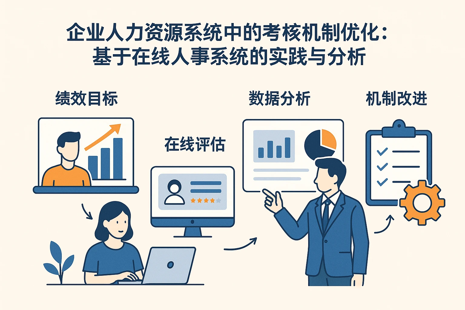 企业人力资源系统中的考核机制优化：基于在线人事系统的实践与分析