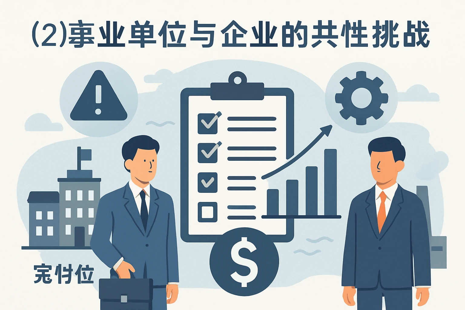 （2）事业单位与企业的共性挑战
