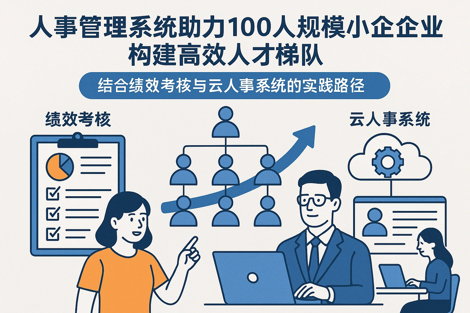 人事管理系统助力100人规模小企业构建高效人才梯队——结合绩效考核与云人事系统的实践路径