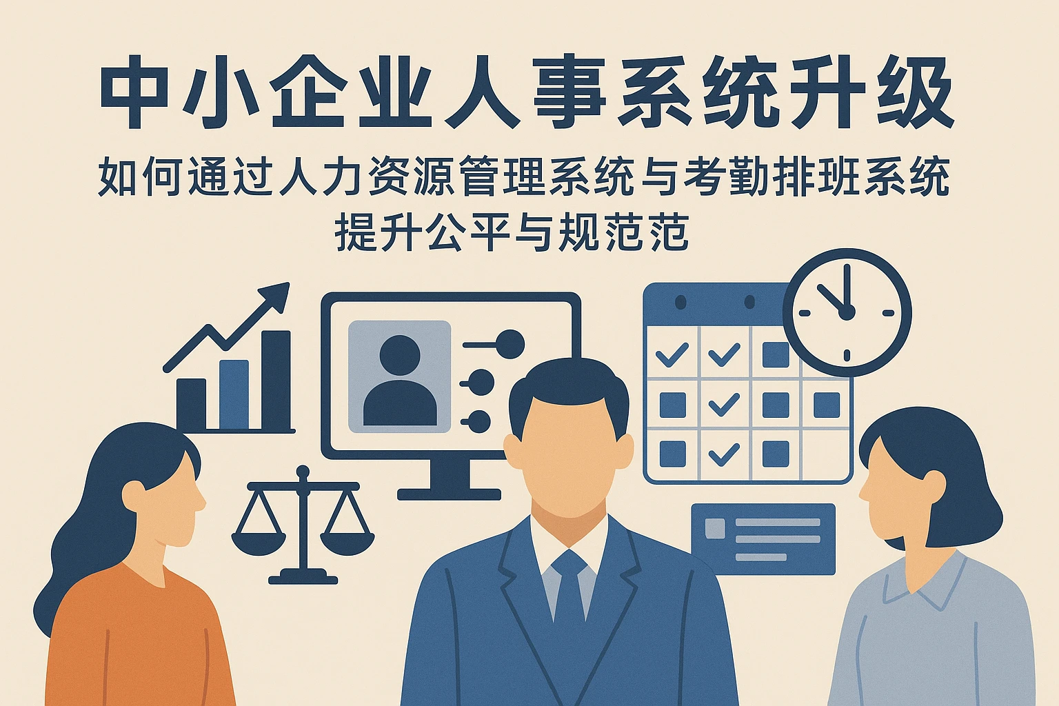 中小企业人事系统升级：如何通过人力资源管理系统与考勤排班系统提升公平与规范