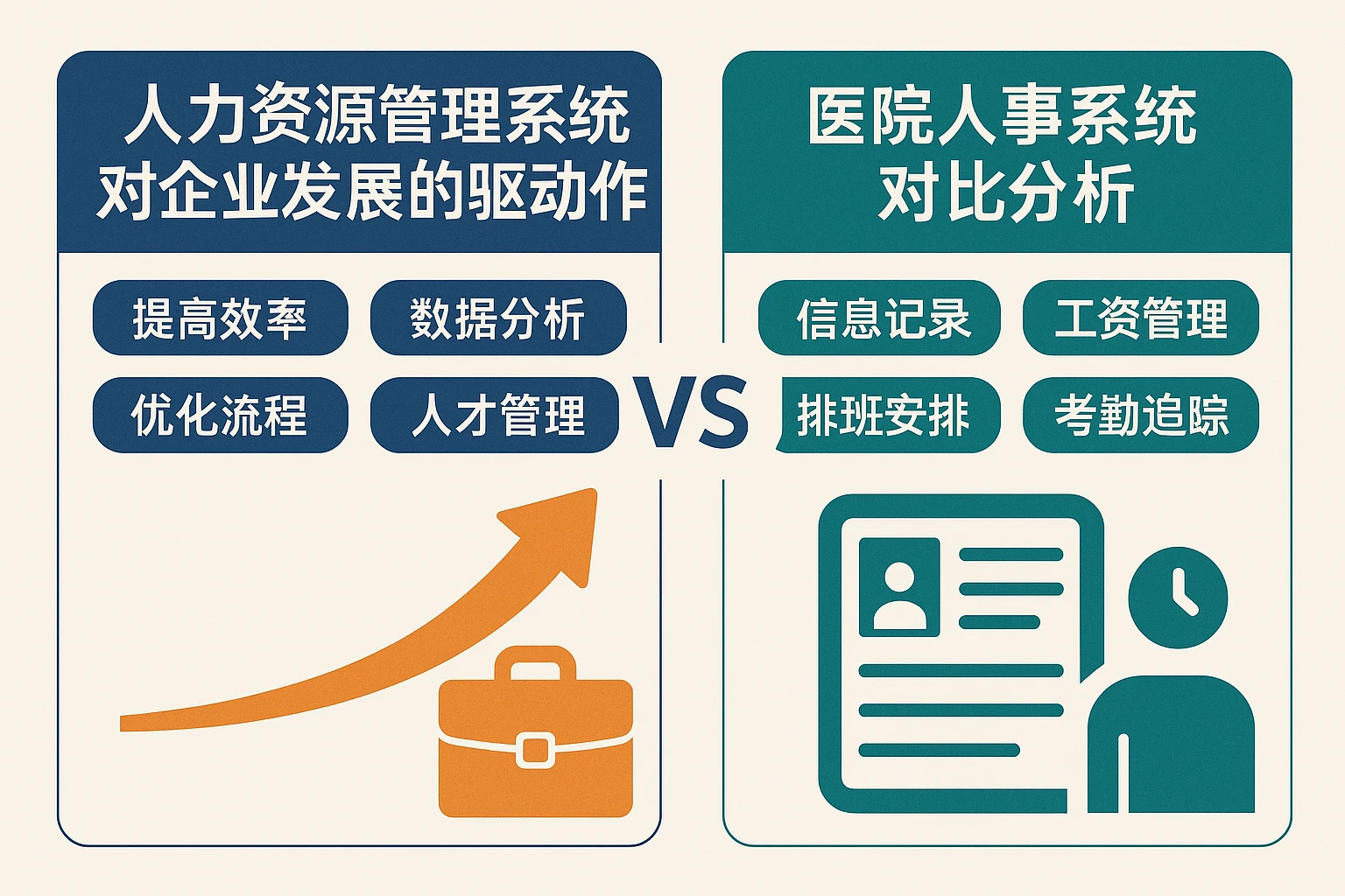 人力资源管理系统对企业发展的驱动作用及医院人事系统对比分析