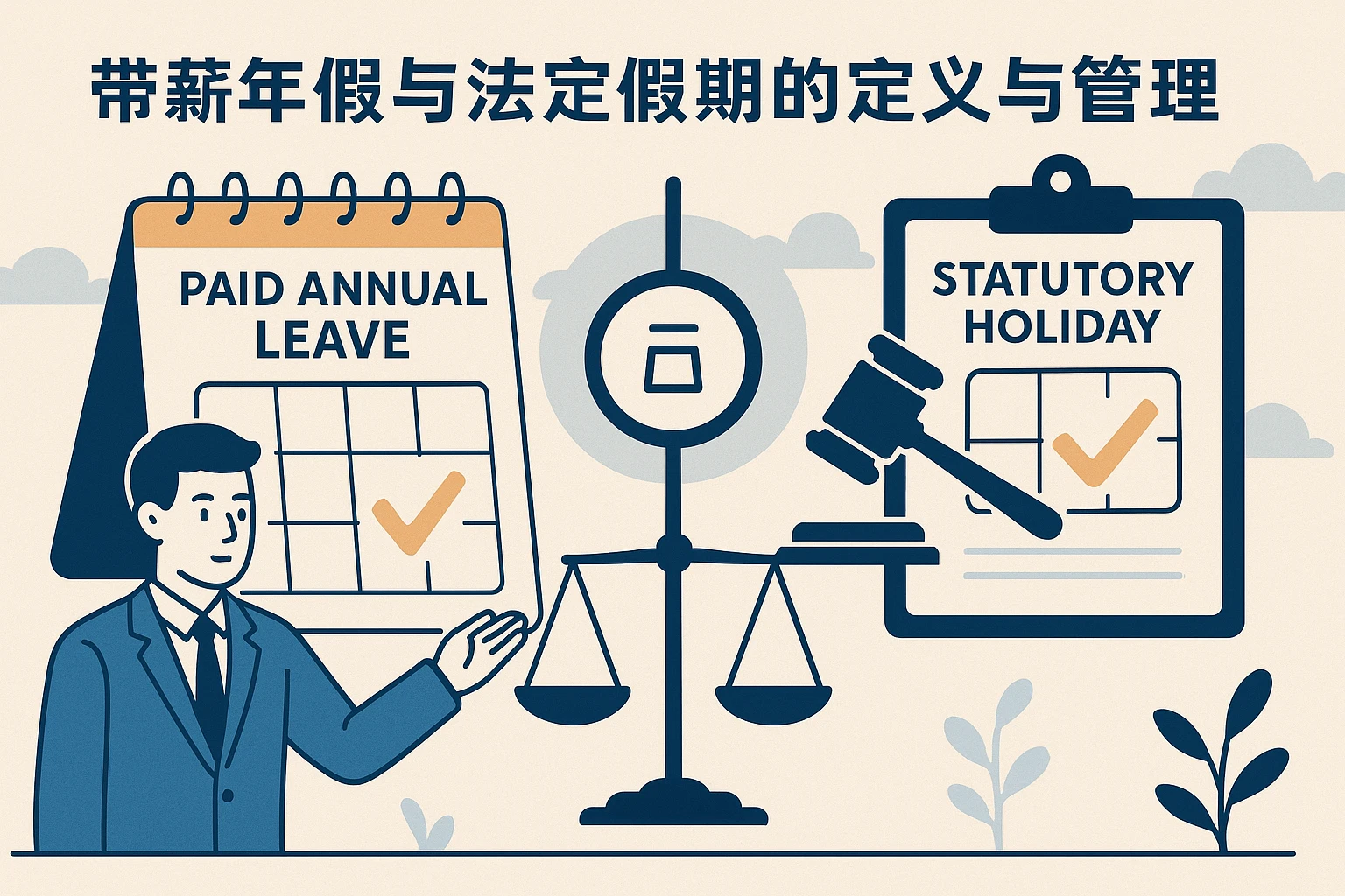 带薪年假与法定假期的定义与管理