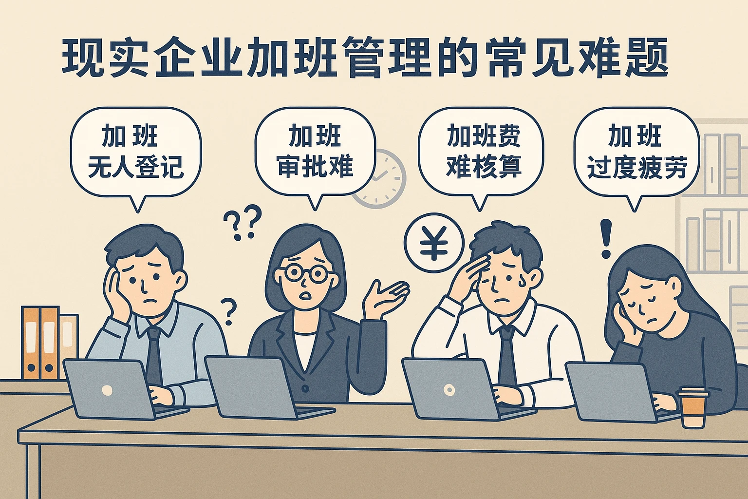 现实企业加班管理的常见难题