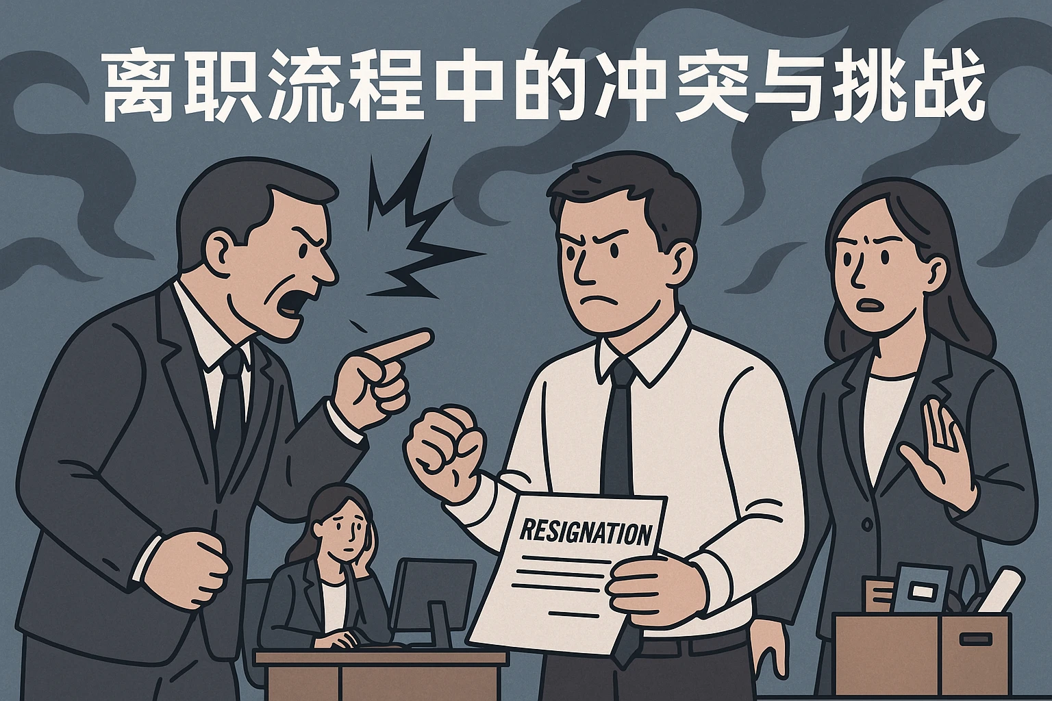 离职流程中的冲突与挑战