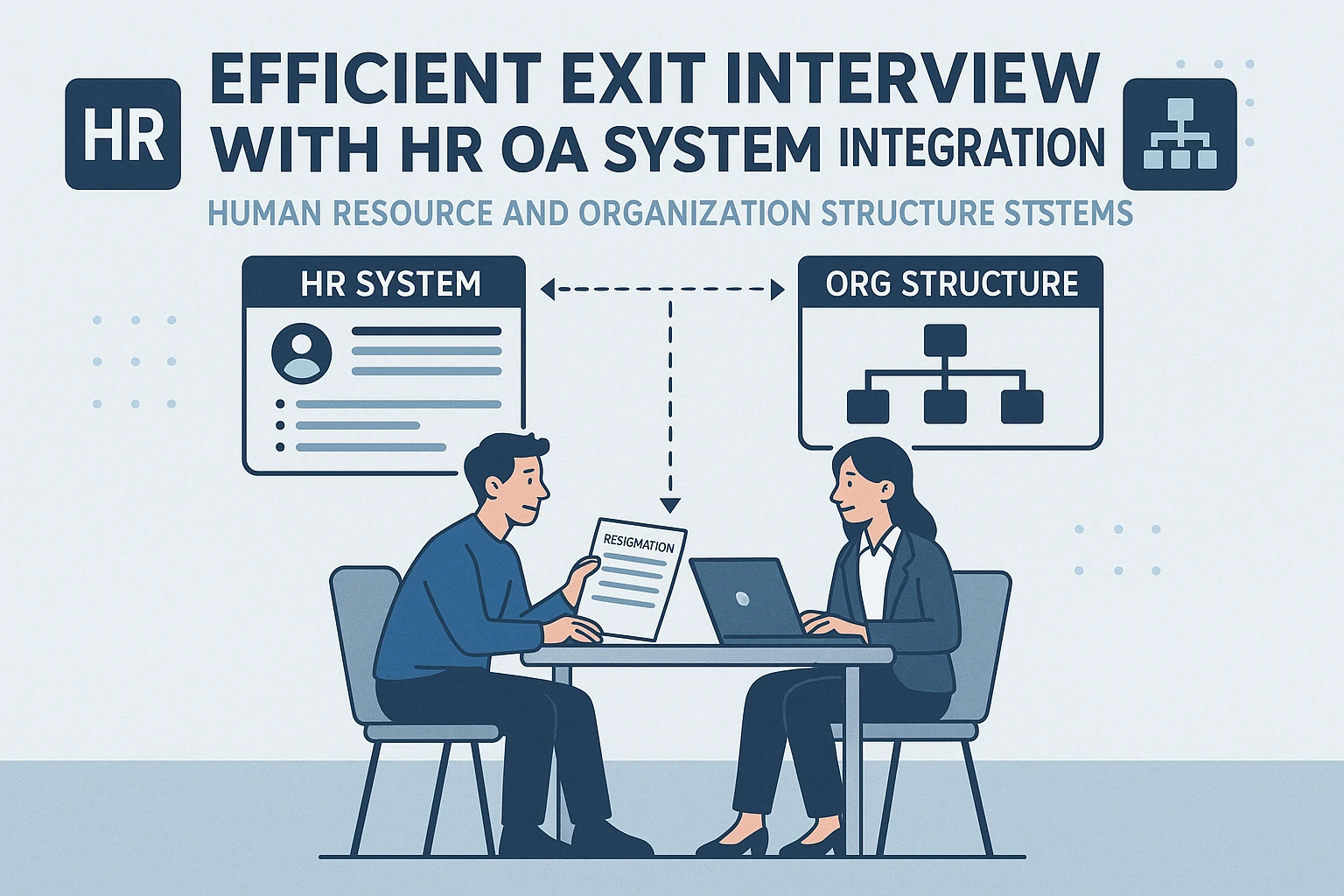 人力资源系统与组织架构管理系统协作下的高效离职面谈——以人事OA一体化系统为支撑的全流程优化