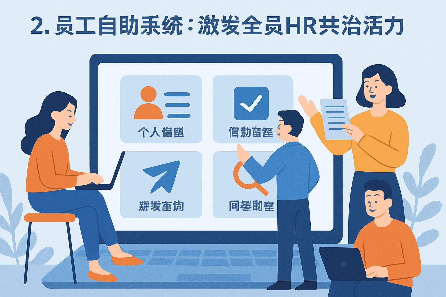 2. 员工自助系统：激发全员HR共治活力