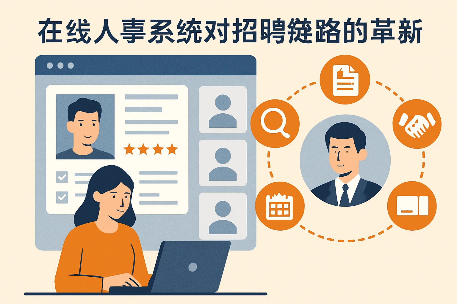 在线人事系统对招聘链路的革新