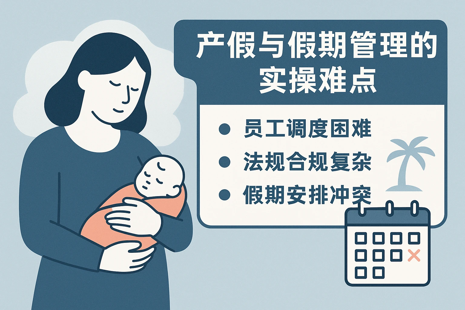 产假与假期管理的实操难点