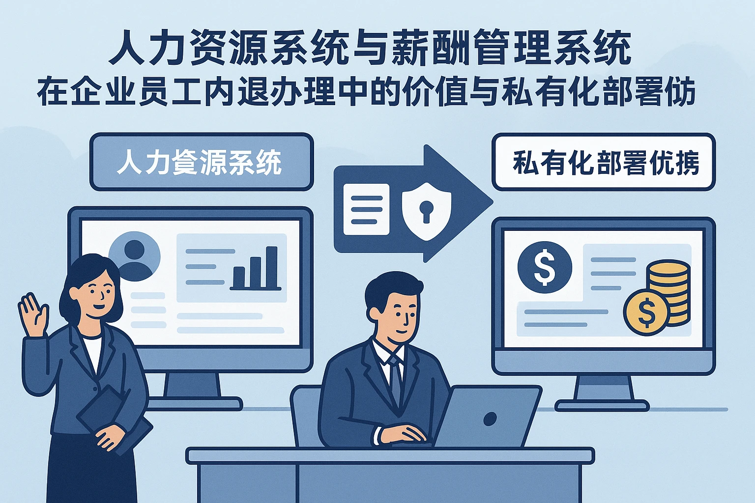 人力资源系统与薪酬管理系统在企业员工内退办理中的价值与私有化部署优势