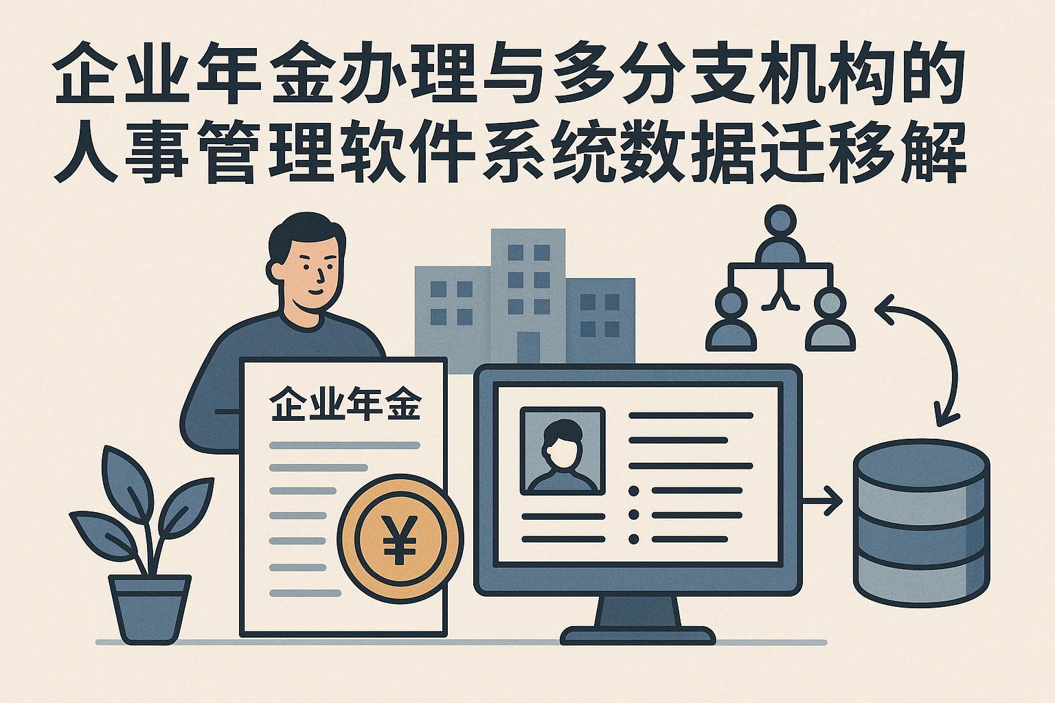 企业年金办理与多分支机构的人事管理软件系统数据迁移全解