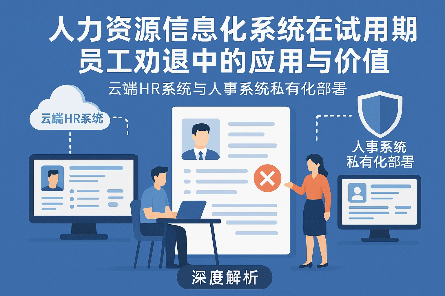 人力资源信息化系统在试用期员工劝退中的应用与价值：云端HR系统与人事系统私有化部署的深度解析