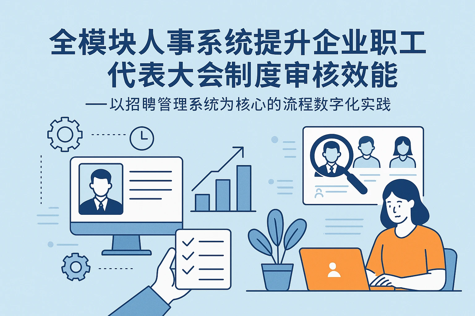 全模块人事系统提升企业职工代表大会制度审核效能——以招聘管理系统为核心的流程数字化实践