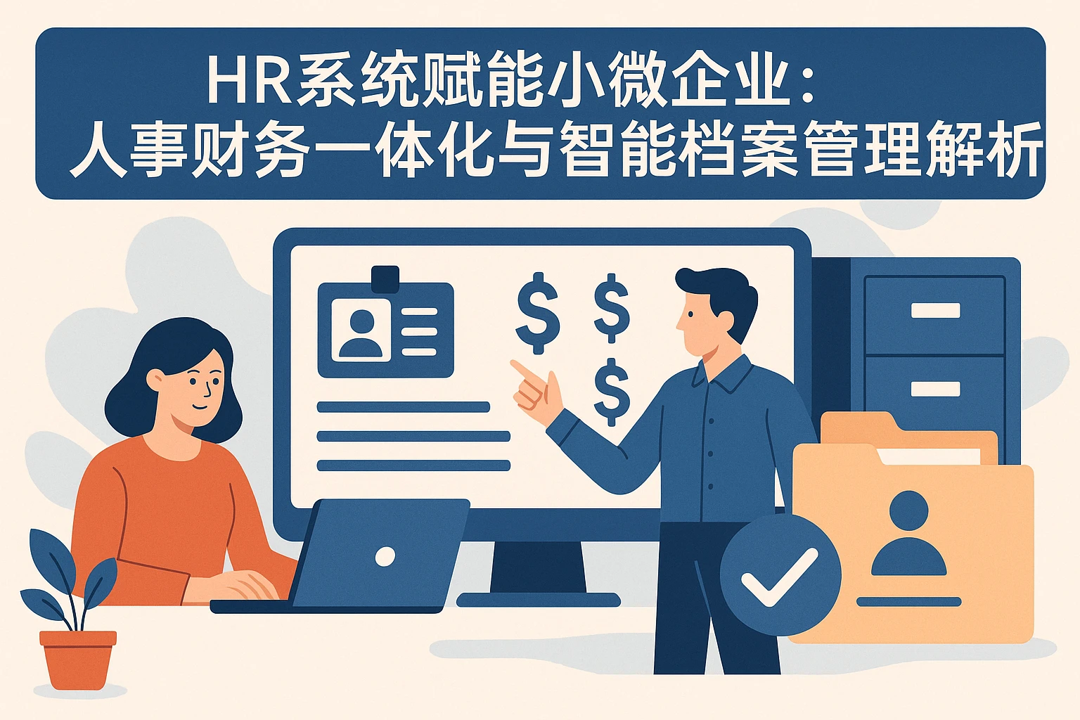 HR系统赋能小微企业：人事财务一体化与智能档案管理全景解析