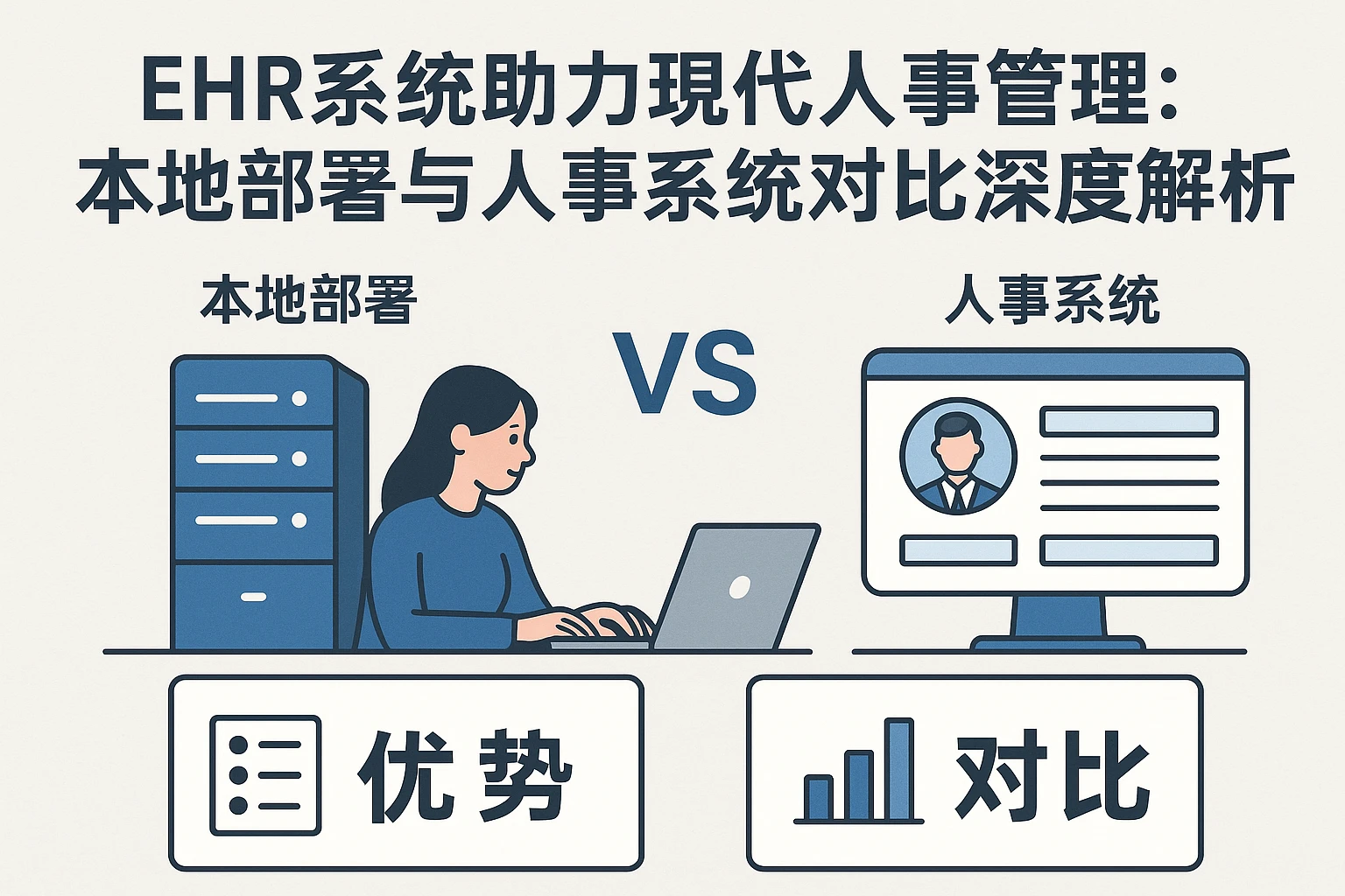 ehr系统助力现代人事管理：本地部署与人事系统对比深度解析