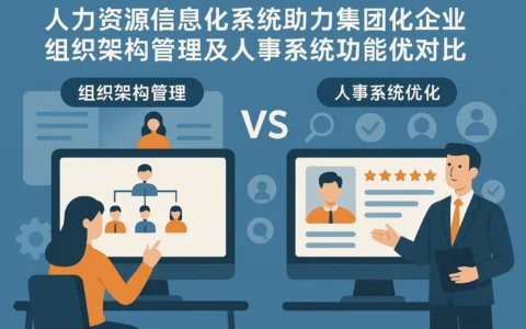 人力资源信息化系统助力集团化企业组织架构管理及人事系统功能优化对比