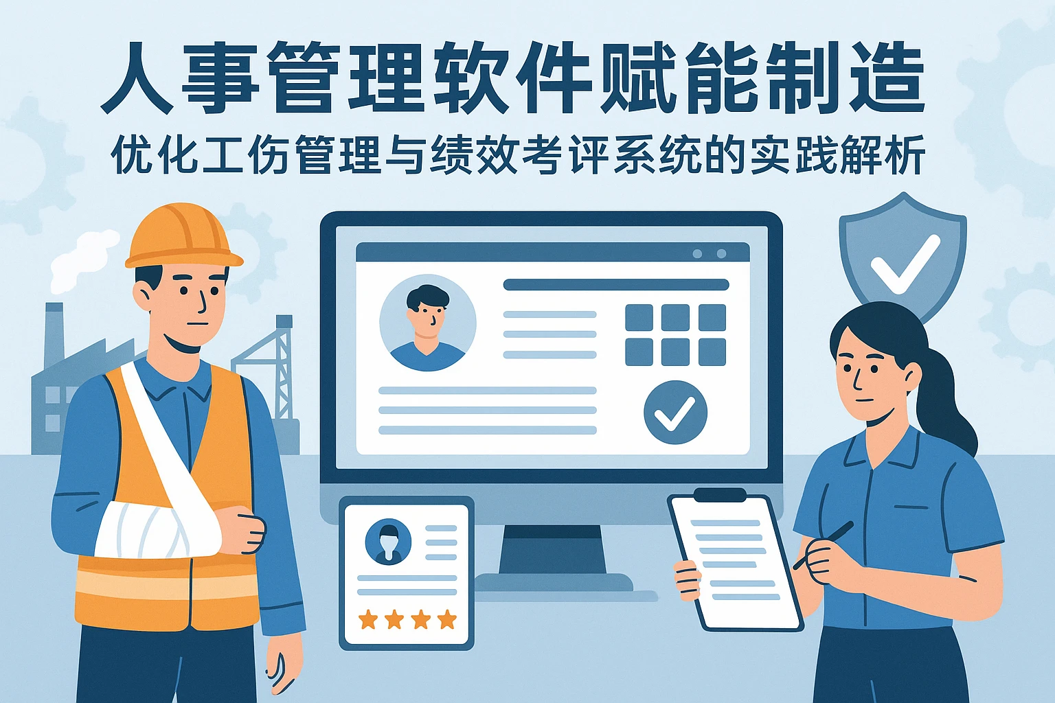 人事管理软件赋能制造业，优化工伤管理与绩效考评系统的实践解析