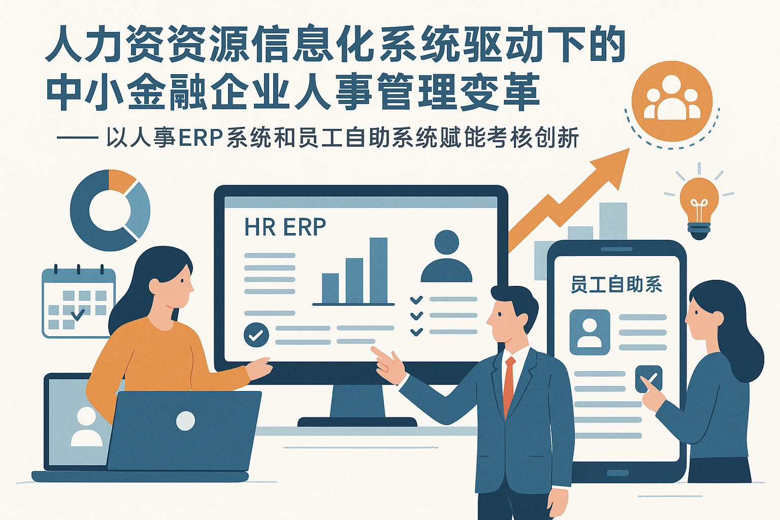 人力资源信息化系统驱动下的中小金融企业人事管理变革 —— 以人事ERP系统和员工自助系统赋能考核创新