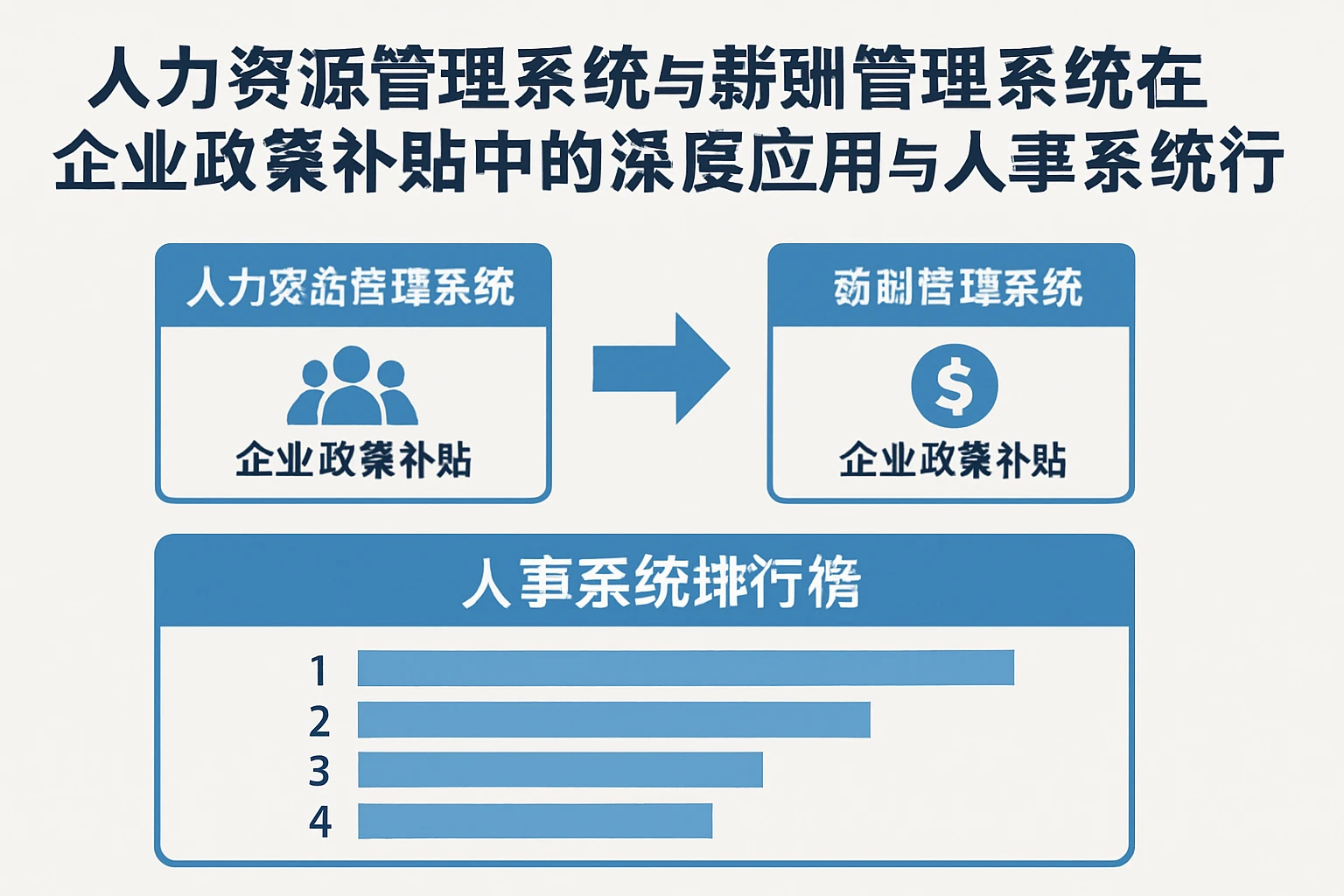 人力资源管理系统与薪酬管理系统在企业政策补贴中的深度应用与人事系统排行榜