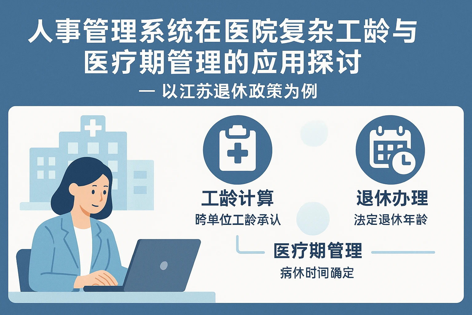 人事管理系统在医院复杂工龄与医疗期管理的应用探讨 —— 以江苏退休政策为例