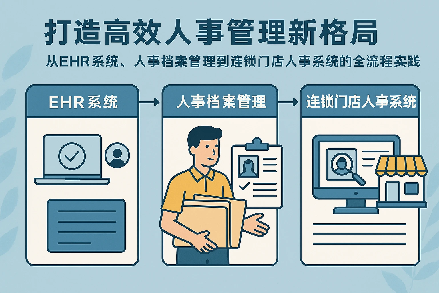 打造高效人事管理新格局：从EHR系统、人事档案管理到连锁门店人事系统的全流程实践