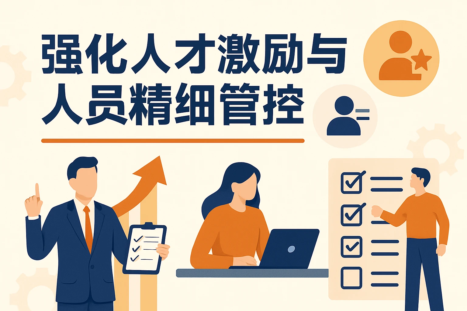 强化人才激励与人员精细管控