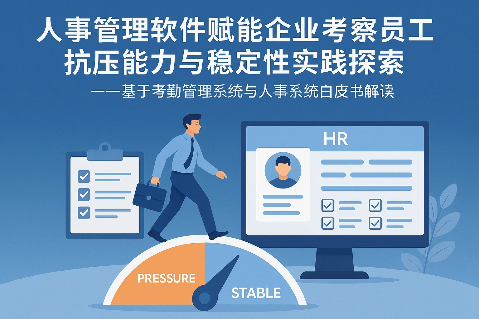 人事管理软件赋能企业考察员工抗压能力与稳定性的实践探索——基于考勤管理系统与人事系统白皮书解读