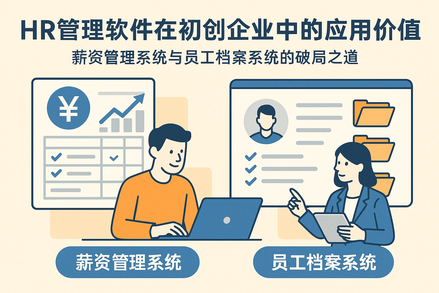 HR管理软件在初创企业中的应用价值——薪资管理系统与员工档案系统的破局之道