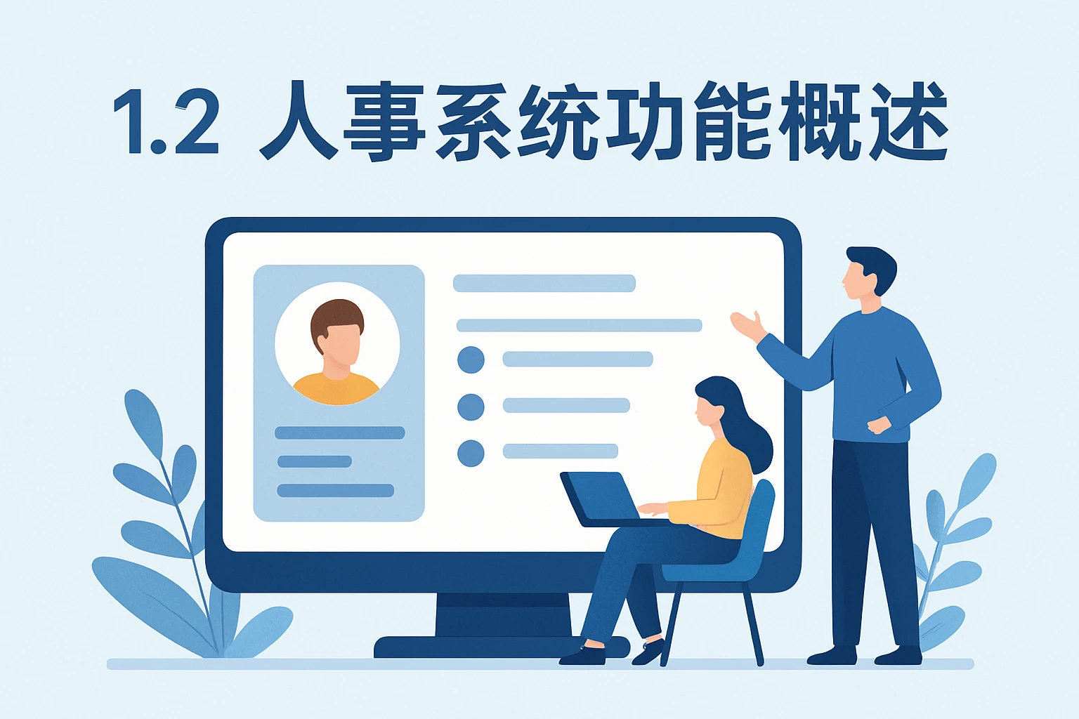 1.2 人事系统功能概述