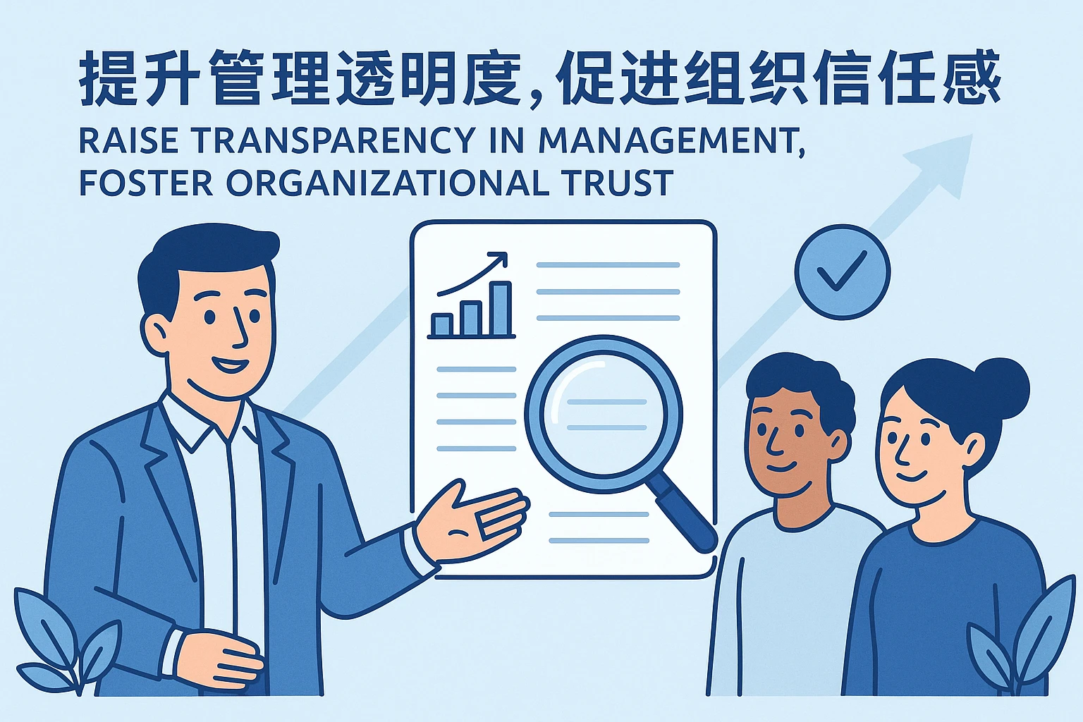提高管理透明度，促进组织信任感