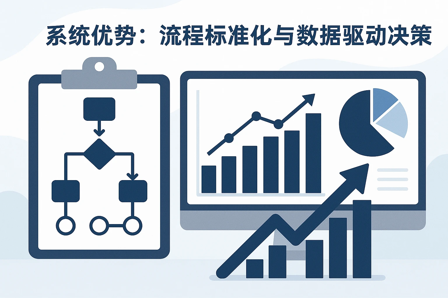 系统优势：流程标准化与数据驱动决策