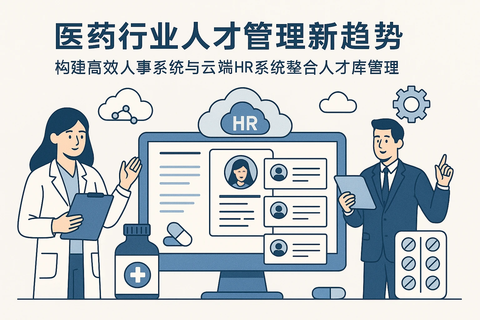 医药行业人才管理新趋势：构建高效人事系统与云端HR系统整合人才库管理