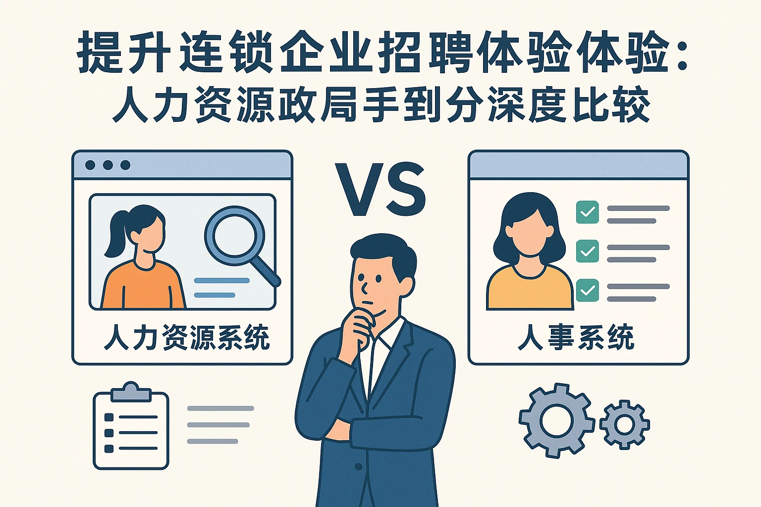 提升连锁企业招聘体验：人力资源系统与人事系统功能深度比较